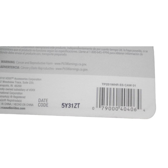 Six (6) RCA Modular Wall Telephone Mount / Jack TP251WH (White) - Free Shipping - Picture 6 of 6